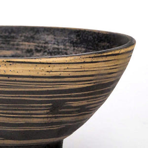 6" Dia. Gold Lined Brown Bowl  (TW-YS56-3-BWP)