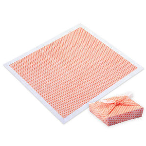 29.5" Square Red Asterisk Non-Woven Wrapping Cloth - 20pcs/pack - FINAL SALE (DI-10329-29.5-CLO)