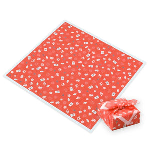 29" Square Red Fuku Non-Woven Wrapping Cloth - 20pcs/pack - FINAL SALE (DI-10347-29-CLO)