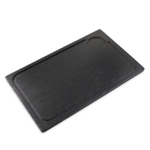 13" Slate Stone Platter - FINAL SALE (KW-80007-13-CWT)