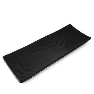 11.2" Black Melamine Long Platter FINAL SALE (TW-40024-11.2-PLM)