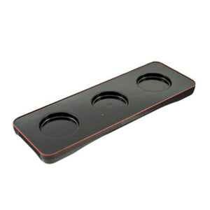 10.25" L Lacquer Tray with 3 Round Indentations (TW-6-757-7-TYL)