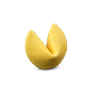 1.75" x 1.5" Fortune Cookie Chopsticks Rest - Yellow - per dozen (TW-A16892-YE-CHP)