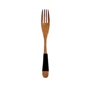 7.75" Wooden Fork with String Detail (TW-FW-21A-FKW)