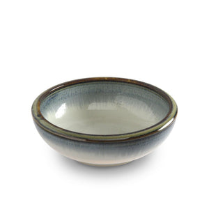 6.5" Shallow Bowl with Blue Trim (TW-K56-A-BWP)