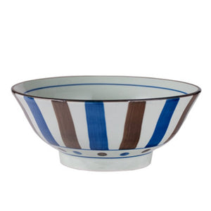 8.5" Ramen Bowl with Striped Pattern - 48 oz. (TW-SH578-2-BWP)