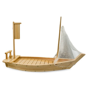 29.5" 75cm Wooden Sushi Boat (TW-W004-75-SBW)