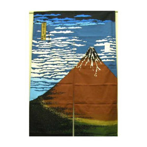 59" L Noren - Mt. Fuji Pattern (DE-PCOS-69-NRO)