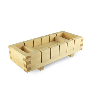 9.6" L Sushi Box Wood Press - Large (KW-20009-TLW)
