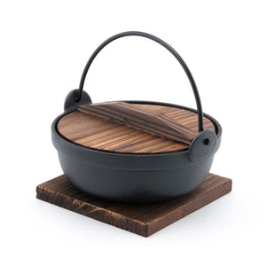 7" Nabe Pot with Wooden Lid & Tray (KW-817-17-N-CWC)