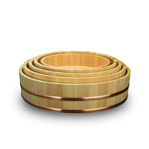 17.75" (45cm) Wooden Sushi Rice Tub (KW-I-654-45-RTW)
