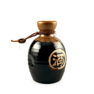 5.5" H Rokube Sake Bottle - 13 fl.oz. (TW-10046-5.5-BRP)