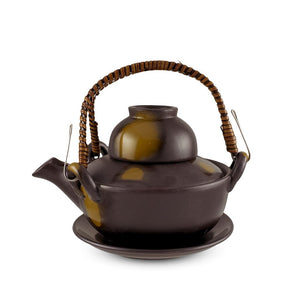 Kyogata Earthen Steam-Boiled Broth Pot - FINAL SALE (TW-10135-TPP)