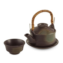 Load image into Gallery viewer, Kurofuki Earthen Steam-Boiled Broth Pot - FINAL SALE (TW-10136-TPP)