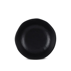 3.5" Black Melamine Sauce Dish - 1 oz. (TW-40010-3.5-SDM)