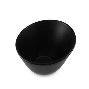 5.5" D Black Melamine Angled Bowl - 20 oz. - FINAL SALE (TW-40016-4.7-BWM)