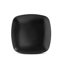 Load image into Gallery viewer, 5.5&quot; L Black Melamine Round-Cornered Square Plate (TW-40020-5.5-PLM)
