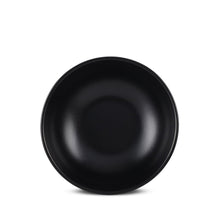 Load image into Gallery viewer, 4.6&quot; Black Melamine Round Shallow Bowl - 8 oz. - FINAL SALE (TW-40023-4.6-BWM)