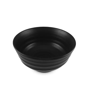 8" Black Melamine Noodle Bowl - 56 oz. - FINAL SALE (TW-40028-8-BWM)