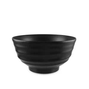 8" Black Melamine Noodle Bowl - 56 oz. - FINAL SALE (TW-40028-8-BWM)