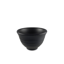 Load image into Gallery viewer, 4.75&quot; Black Melamine Rice Bowl - 12 oz. (TW-40029-4.75-BWM)