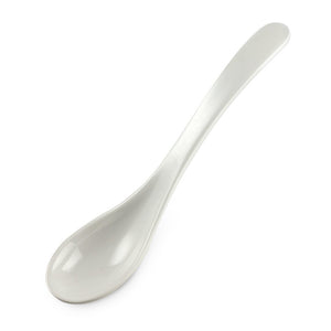 8.25" L White Melamine Spoon (TW-60004W-SNM)