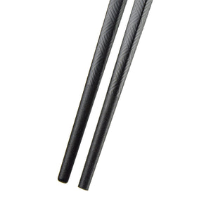 24cm Geometric Alloy Chopsticks - 10-Pairs/Package (TW-60024-24-CHA)