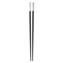 Load image into Gallery viewer, 27cm Silver Dotted Texture Alloy Chopsticks - 10-Pairs/Package FINAL SALE (TW-60043SI-27-CHA)