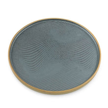Load image into Gallery viewer, 12&quot; Wood Grain Textured Round Platter (TW-70041-12-PLP)