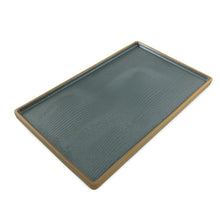 Load image into Gallery viewer, 14&quot; Wood Grain Textured Rectangular Platter (TW-70042-14-PLP)