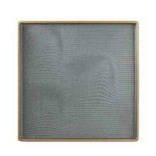 Load image into Gallery viewer, 10&quot; Wood Grain Textured Square Platter (TW-70045-10-PLP)