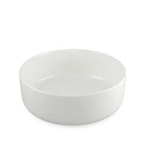 8" Porcelain High Straight Edge Bowl - 38 oz - FINAL SALE (TW-70054-8-BWP)