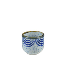 Load image into Gallery viewer, 1.5&quot; H Nami Pattern Sake Cup - 2 oz. (TW-70096-1.5-BRP)