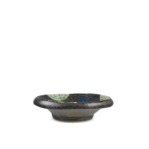 5.5" D Black Velvet Shallow Footed Bowl - 5 oz. FINAL SALE (TW-70109-5.5-BWP)