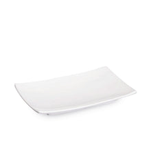 Load image into Gallery viewer, 8.25&quot; Rectangular White Plate - FINAL SALE (TW-A0404-PLP)