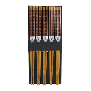 5-Pr  Bamboo Chopsticks Set (TW-CH153-S-CHB)