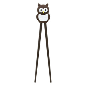 Owl Learning Chopsticks (TW-EC13-BR-CHZ)