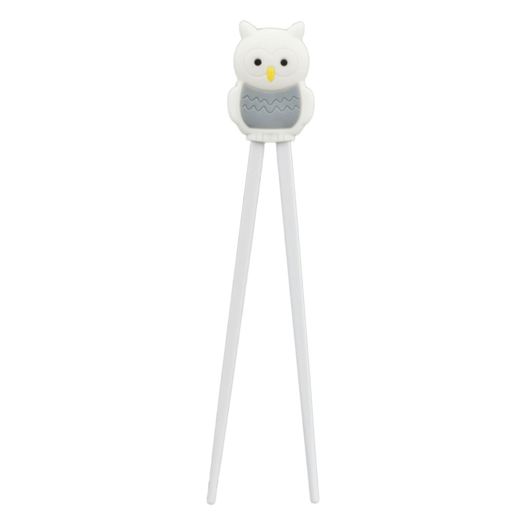 Owl Learning Chopsticks  (TW-EC13-W-CHZ)