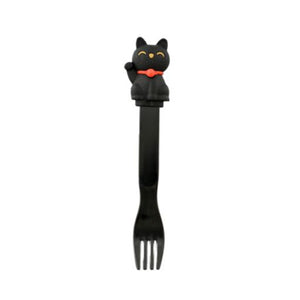 6.5" L Lucky Cat Fork - Black - FINAL SALE (TW-EF7-K-FKZ)