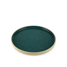 Load image into Gallery viewer, 8&quot; Round Teal Tray (TW-EW-59-PLP)