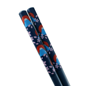Chopsticks with Mount Fuji Pattern - 5 Pr/Set (TW-H109-CHB)