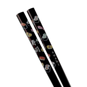 Chopsticks with Sushi Pattern - 5 Pr/Set (TW-H112-CHB)