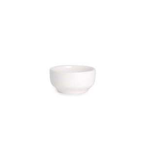2.75" D White Porcelain Round Sauce Bowl  - 3 oz. - FINAL SALE (TW-J2761-SDP)