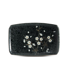 Load image into Gallery viewer, 7.25&quot; Rectangular Plate with Cherry Blossom Patterned  (TW-K27-KC-PLP)