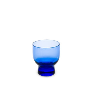 2.5" H Blue Glass Sake Cup - 2 oz. (TW-MF24-B-BRG)