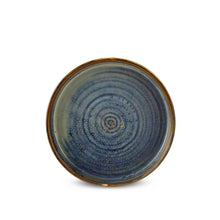 Load image into Gallery viewer, 7&quot; Round Blue Plate with Straight Edge (TW-R092-PLP)