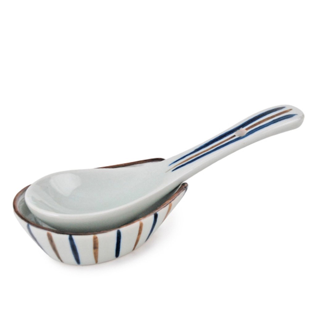 Porcelain Spoon with Holder (TW-SH408-SNP)