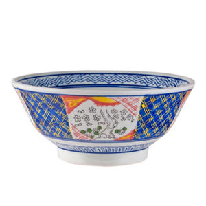 8.5" Ramen Bowl with Traditional Japanese Pattern - 48 oz. (TW-SH578-1-BWP)