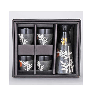 5-Pc Sake Gift Box Set - Bottle - 8 oz. (TW-TSS81-BRP)