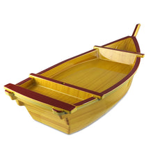 Load image into Gallery viewer, 17&quot; L Lacquer Sushi Boat with Removable Top (TW-WM875-SBL)